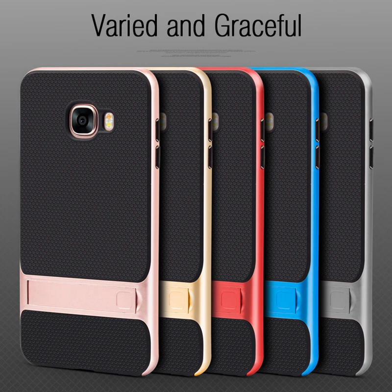 Абсолютно Новый 3D чехол подставка для мобильного телефона samsung Galaxy C5 C5000 TPU