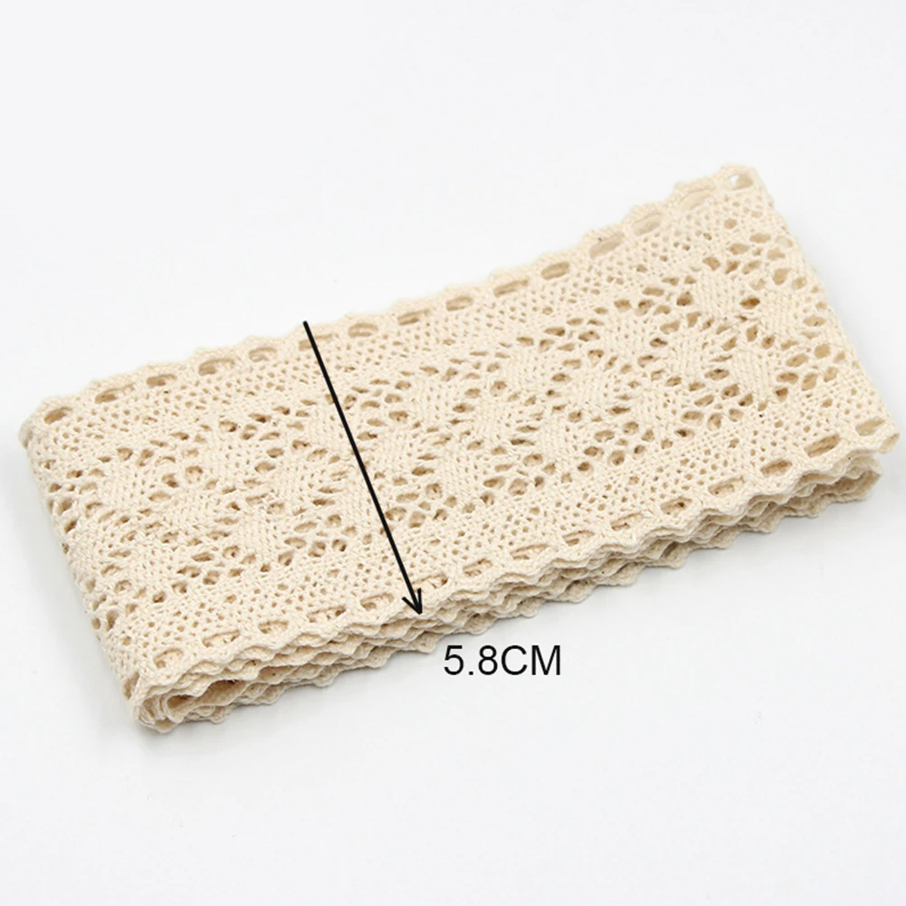 

5yards DIY Lace Trims Handmade Hometexile Embellishment Lightweight Patchwork Toughness Decoration Apparel Accessories