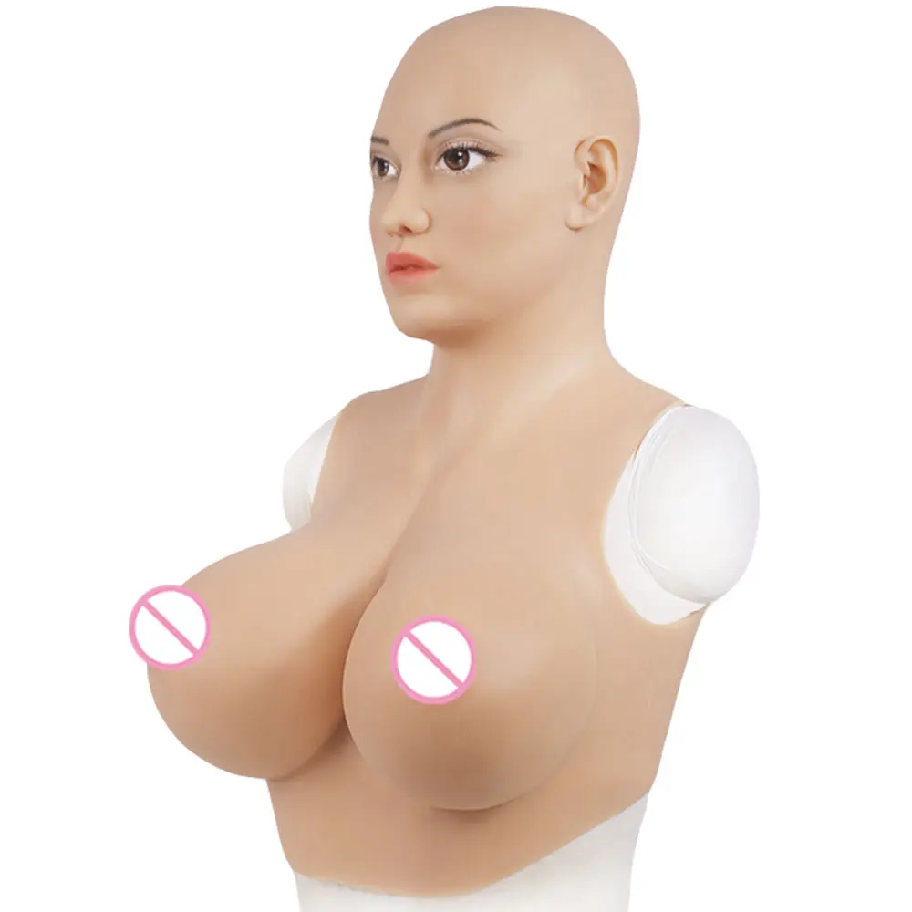 Силиконовая Женская грудь для трансвеститов Реалистичная женская маска