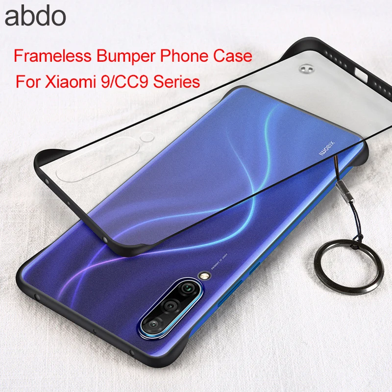 Безрамный бампер для Xiaomi Mi 9 SE 9T Pro CC9 чехол прозрачная задняя крышка телефона Lite CC9E