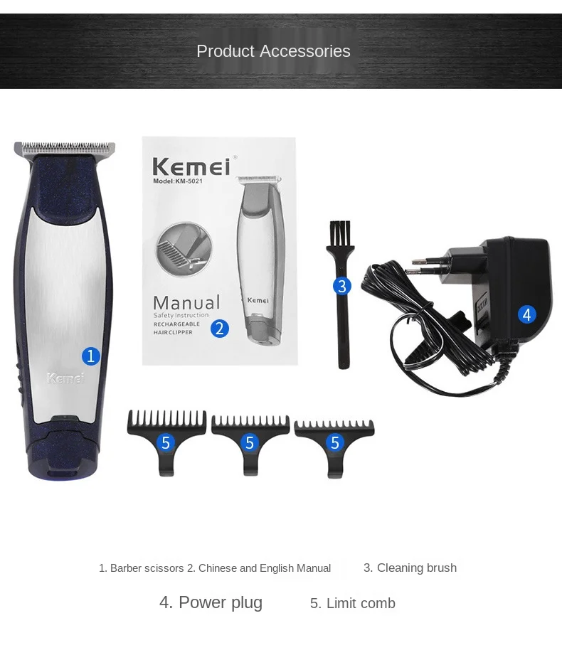 

Beard Hair Trimmer Electric Hair Clipper Rechargeable Razor Barber Hair Cutting Shaving Machine For Man Tool Shaver