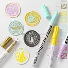 Цветная огненная краска, специальные ручки, граффити, воск, маркер, маркер, винтажная восковая раскраска, ручки для уплотнения штампа