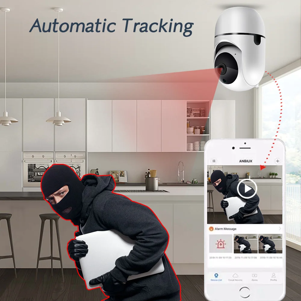 IP-камера MULO для системы видеонаблюдения Wi-Fi 1080P | Безопасность и защита