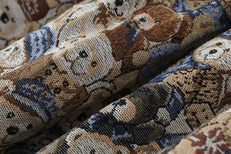 

Jacquard Baby Bear Dress Women 2021 Summer New Loose Short Dress