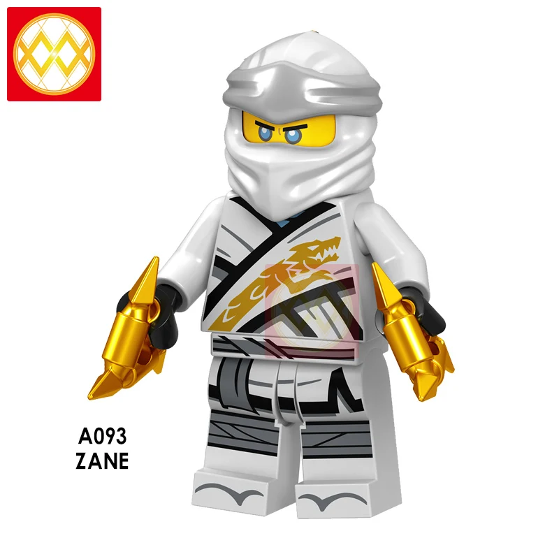 Ниндзя Wu Jay Zane и Kai Lloyd Nya Cole Pyro Snake Swordsman ледяной император шар Акита Арчер воин строительные блоки игрушка для детей - Цвет: Красный