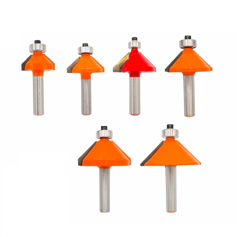 1 шт. 8 мм хвостовик 45 градусов фаска кромка формовочная фреза сверло отделка