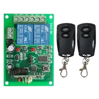 433mhz dc 12v 24v 2 ch 2ch rf wireless remote control switch systemtransmitter receiver wireless switch garage door opener