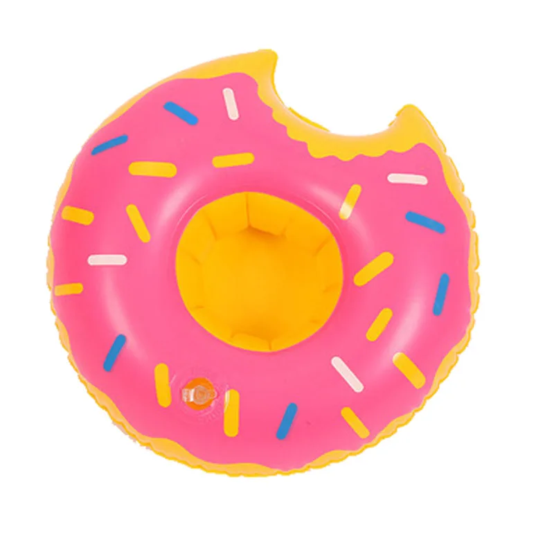 Аквапарк надувной поплавок напиток чашки плавать Пончик держатель бассейн