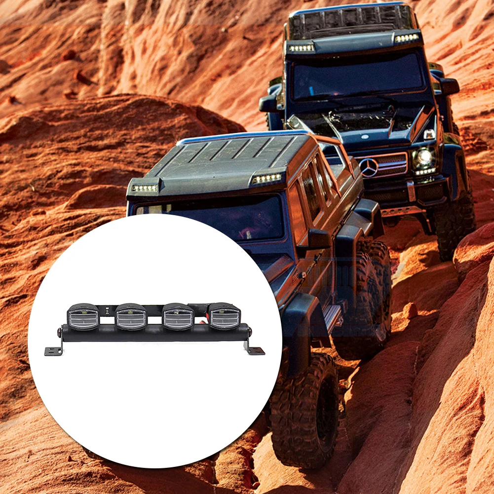 

RC Climbing Car Roof Light Off-road Vehicle Truck Simulation Spotlight Lamp RC Car Accessories For TRX4 SCX10 1/10 RC Car