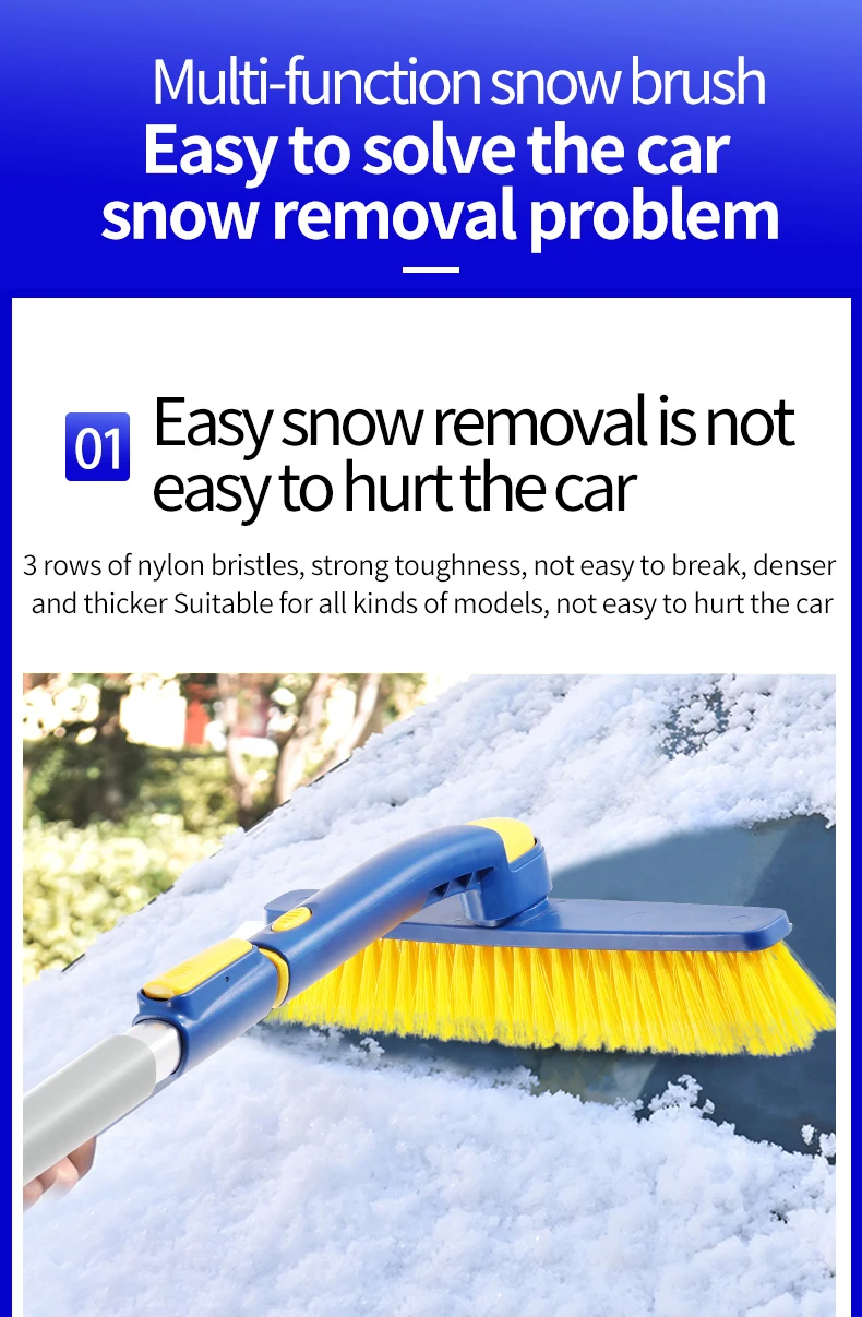Magical Car Ice Scraper Auto Snow Brush Glass Snow Remover Car Windshield Cleaner Tool Broom Car Wash Accessories Winter Tools