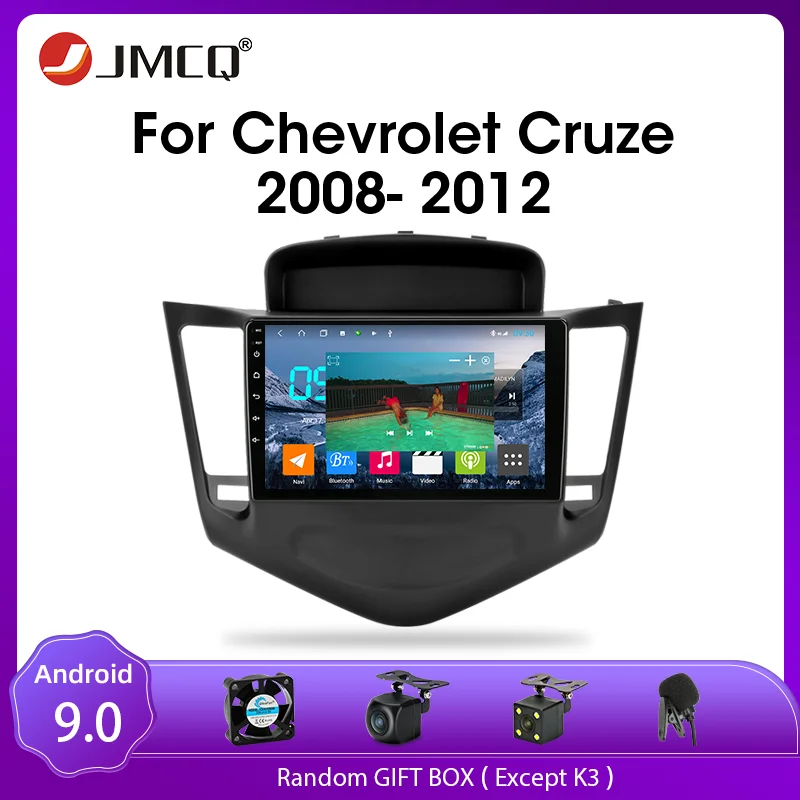 Автомагнитола JMCQ на Android 9 0 для Chevrolet Cruze 2009 2014 мультимедийный видеоплеер 2din GPS