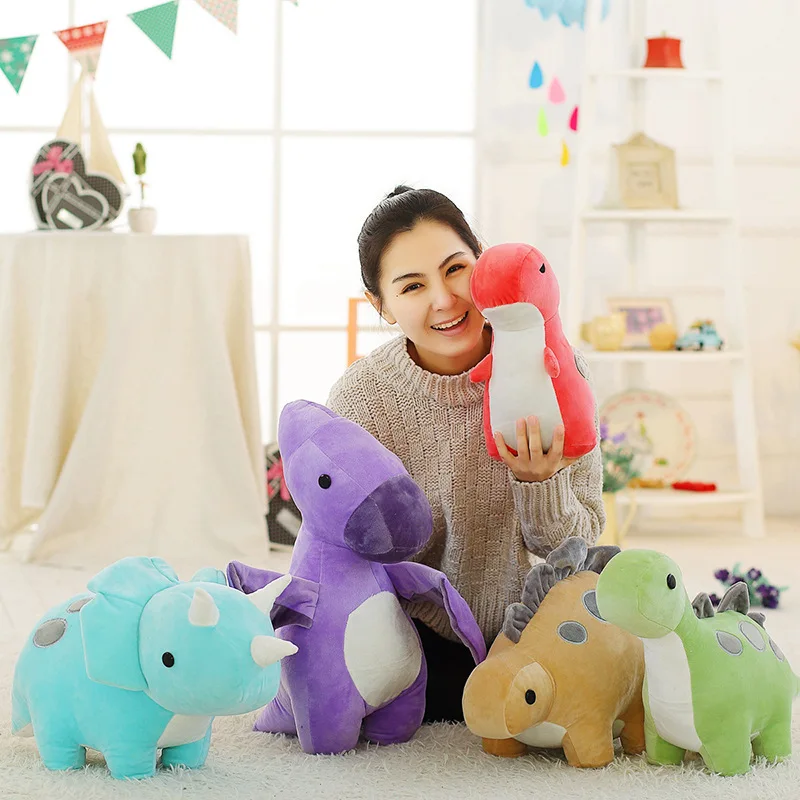 

30/50CM Cute Dinosaur Plush Toys Small Dinosaur Doll Stuffed Cotton Doll Tyrannosaurus Plush Dolls Children Christmas Gifts