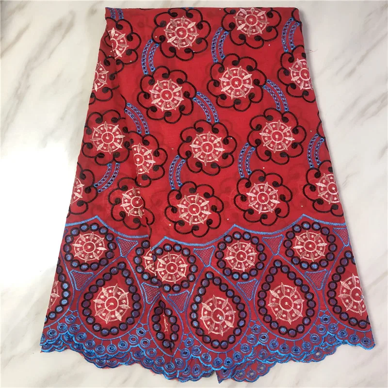 

2020 New Style Embroidered Swiss Voile Lace Fabrics Switzerland African Dry Cotton Lace Dubai Fabric For Wedding Nigerian Lace