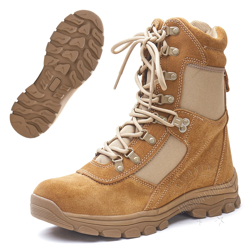 

Autumn Winter Men Women Outdoor Desert Tactical Combat Ankle Boots Male Female Hiking Shoes