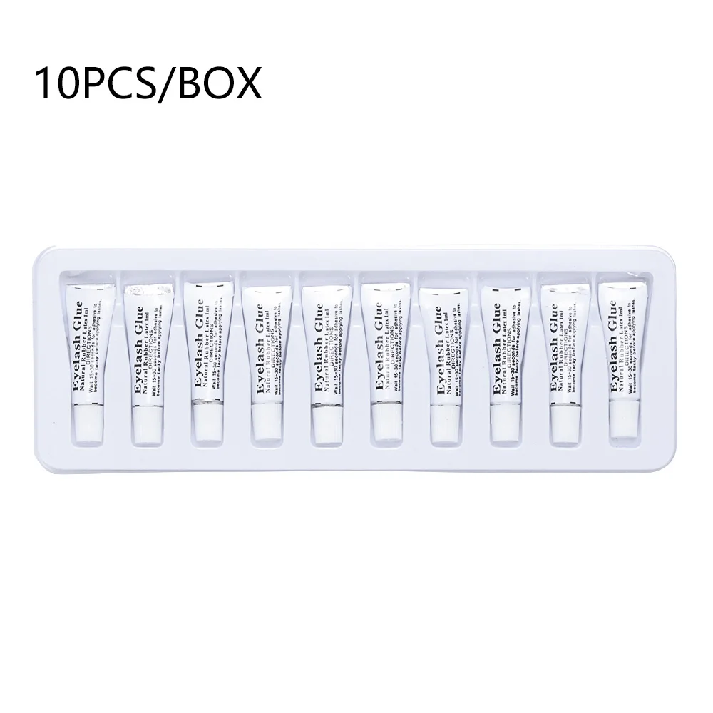 10 шт./лот клей для ресниц водонепроницаемый прозрачный накладных двойной век