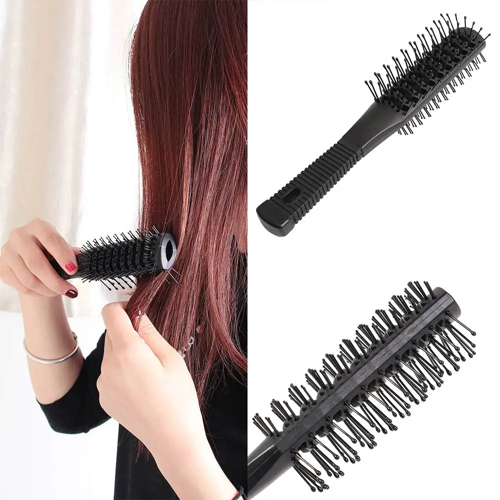 

1PC Double Side Scalp Massage Comb Anti-tangle Brush Salon Hairstyling Anti Hair Loss Comb Soft Professional Hairdressing Brush