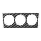 Пульт управления для Nissan 350Z 2003-2009, панель управления кондиционированием, рамка для приборной панели, автомобильные аксессуары из углеродного волокна