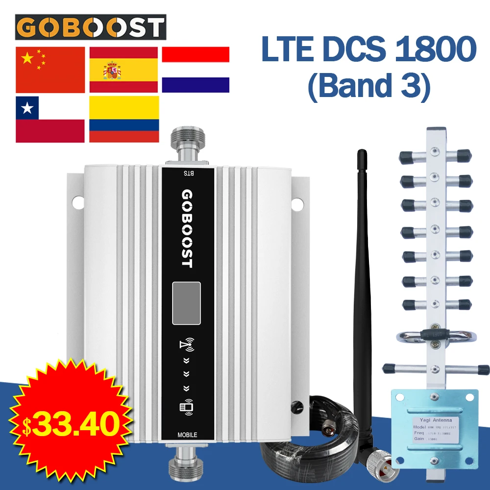 Усилитель сигнала 4G GSM 900 МГц Ретранслятор 2G 3G усилитель сотовой связи LTE DCS 1800 2100