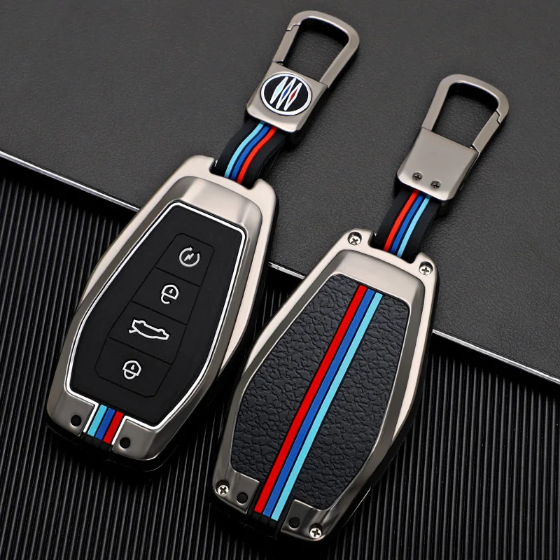 

Zinc Alloy Car Remote Key Case Cover Holder Shell For Geely Coolray 2019-2020 4 Buttons Auto Styling Fob Accessories