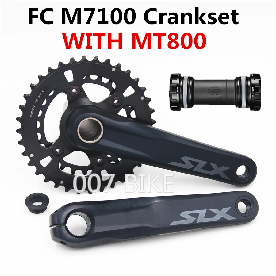 SHIMANO DEROE SLX FC M7100 кривошипная система 2x12 Speed 26 36T 170 мм 175 HOLLOWTECH II MTB система|Шатун и