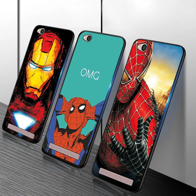 Силиконовый чехол для Xiaomi Redmi 4A, чехол для Redmi Note 4 Note 4X, черный ТПУ чехол для телефона Капитан Америка, чехол для Xiaomi Redmi 4A 4X