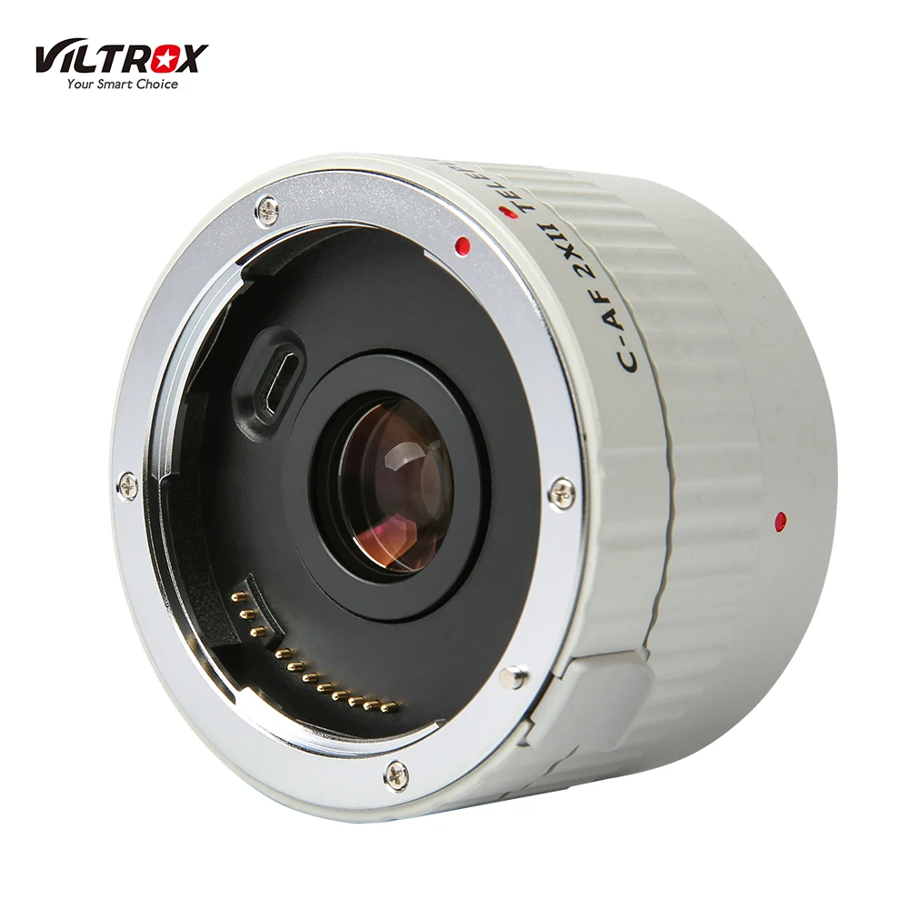 

Объектив Viltrox C-AF 2XII M с фокусом, телеобъектив конвертер для объектива Canon EOS EF, для зеркальных камер Canon EF 5D II 1200D 750D