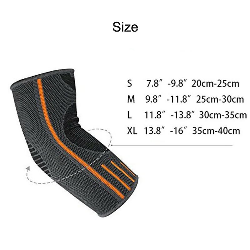 Защитный налокотник эластичный спортивный для спортивного зала мужчин