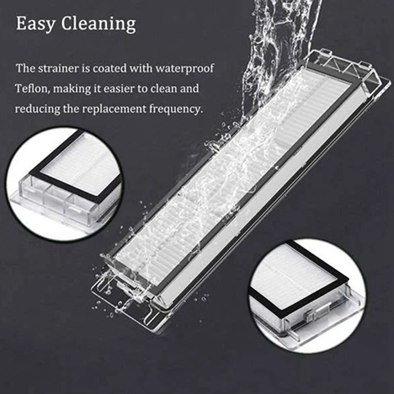 

for Xiaomi Vacuum 2 Roborock Robot S50 S5 Vacuum Cleaner Spare Parts Kits HEPA Filter Replacement Accessories
