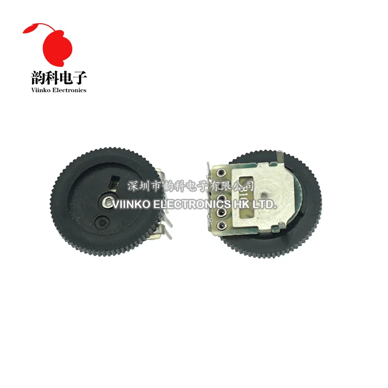 

10 шт., двухступенчатый потенциометр B202 2K ohm 5Pin 16*2 мм