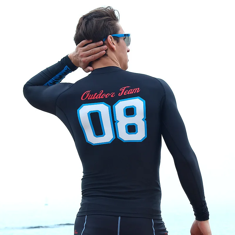 Спортивные Мужские костюмы для дайвинга серфинга плавания скоростная сухая