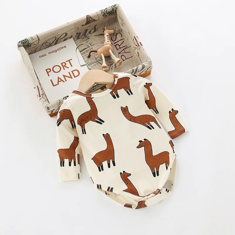 

Весенняя одежда для младенцев комбинезоны с длинным рукавом для мальчиков и девочек