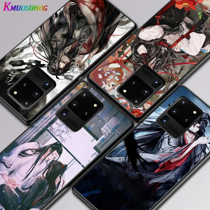 

Mo Dao Zu Shi Anime For Samsung A01 02 02S 11 12 21 21S 22 31 32 41 42 51 72 S20 Ultra Plus 4G 5G Black Soft phone Case