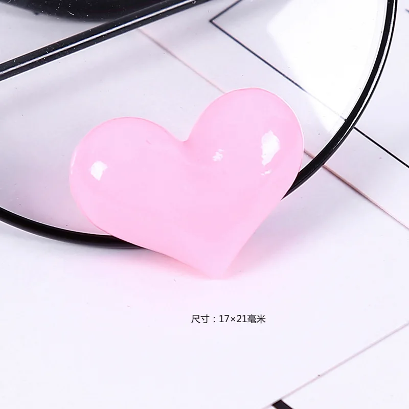 Имитация в форме сердца полимерная глина Лизун подвески для слайма Набор