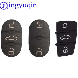 Панель для ключей jingyuqin для Audi 23, Сменный Чехол для дистанционного ключа, чехол ремонтные колодки для Audi A3, A4, A5, A6, A8, Q5, Q7, TT