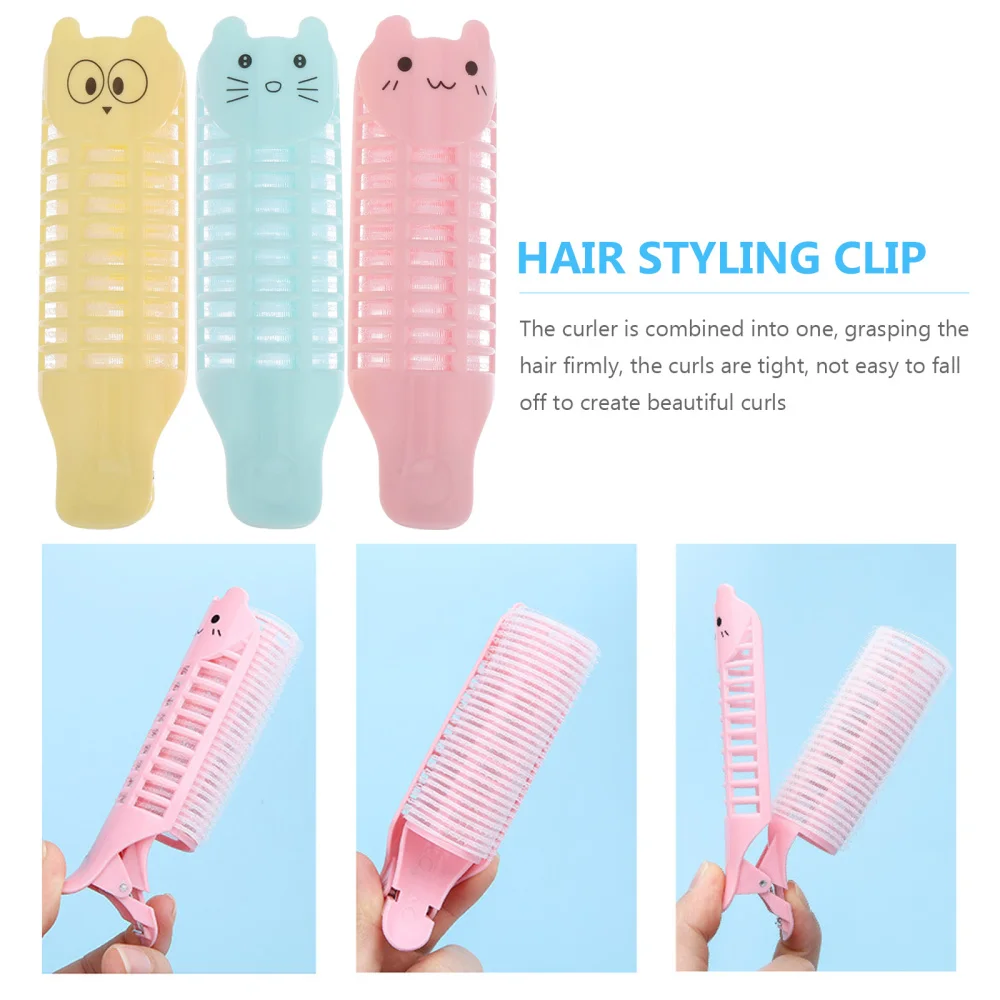 

6Pcs Hair Rollers DIY Hair Curling Styling Tools Self Grip Rollers