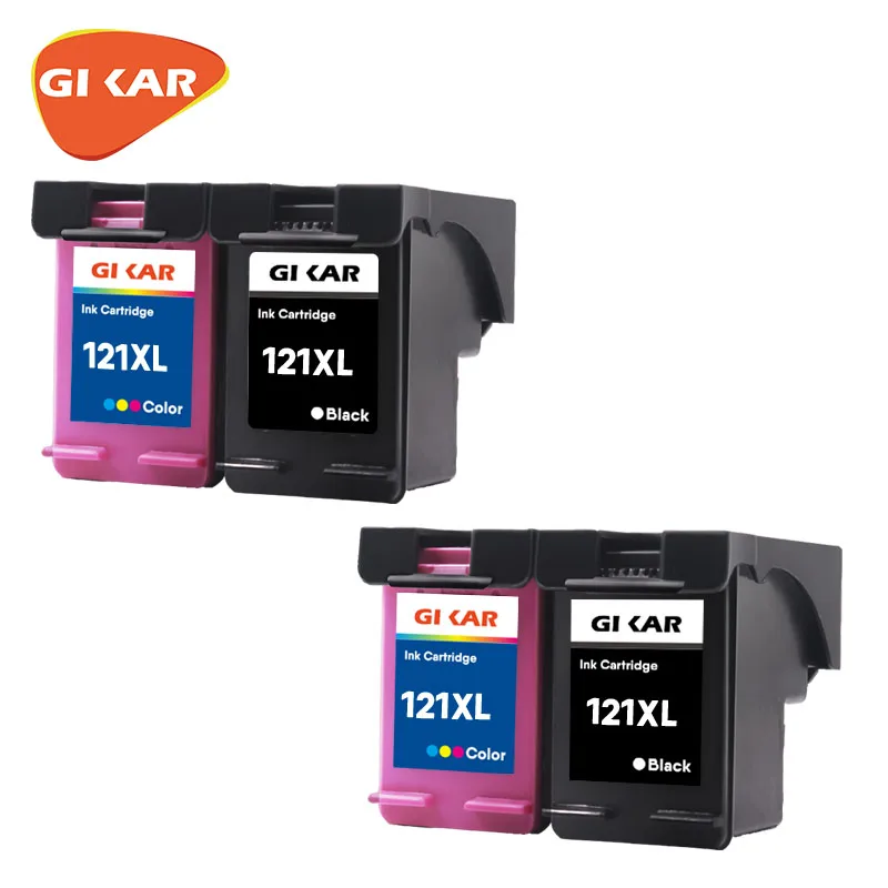 

Gikar hp 121 xl HP 121XL Black Tri-Color Remanufactured Inkjet for Deskjet D2563 D1663 D2663 D5563 F2530 F2545 F2560 F2563 F2568
