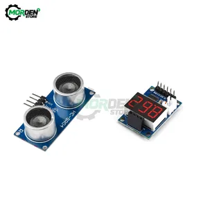 Dropship New HC-SR04P/SR04 Ultrasonic Sensor HC-SR04 Measuring Distance Sensor LED Display Module for Arduino