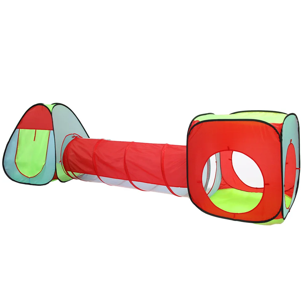 Детская комнатная туннельная палатка игрушки 3 шт.-набор забавные для бассейна