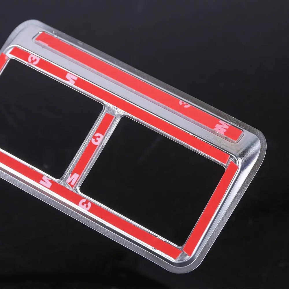 ABS Хромированная задняя дверь переключатель Регулятор фары кнопка Крышка