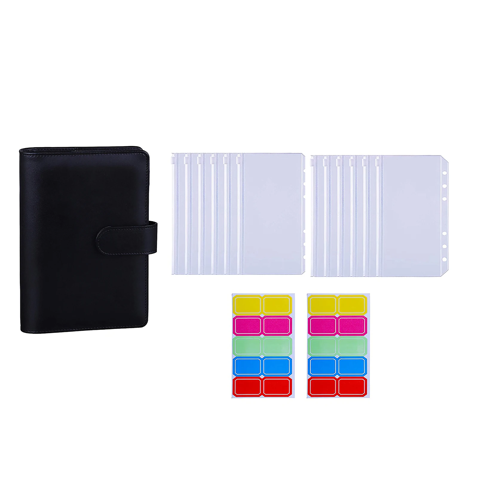 

Папка А6 с кожаным чехлом, 6 отделений, для денег, денег, 12 отделений на молнии, 2 ярлыка