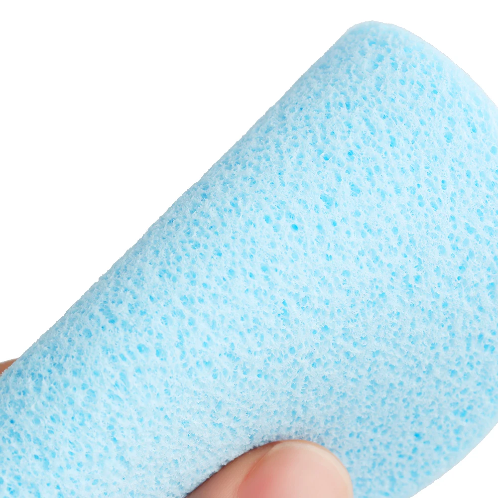 100 шт. 15 мм толстая губка для очистки жемчужной древесной целлюлозы травы