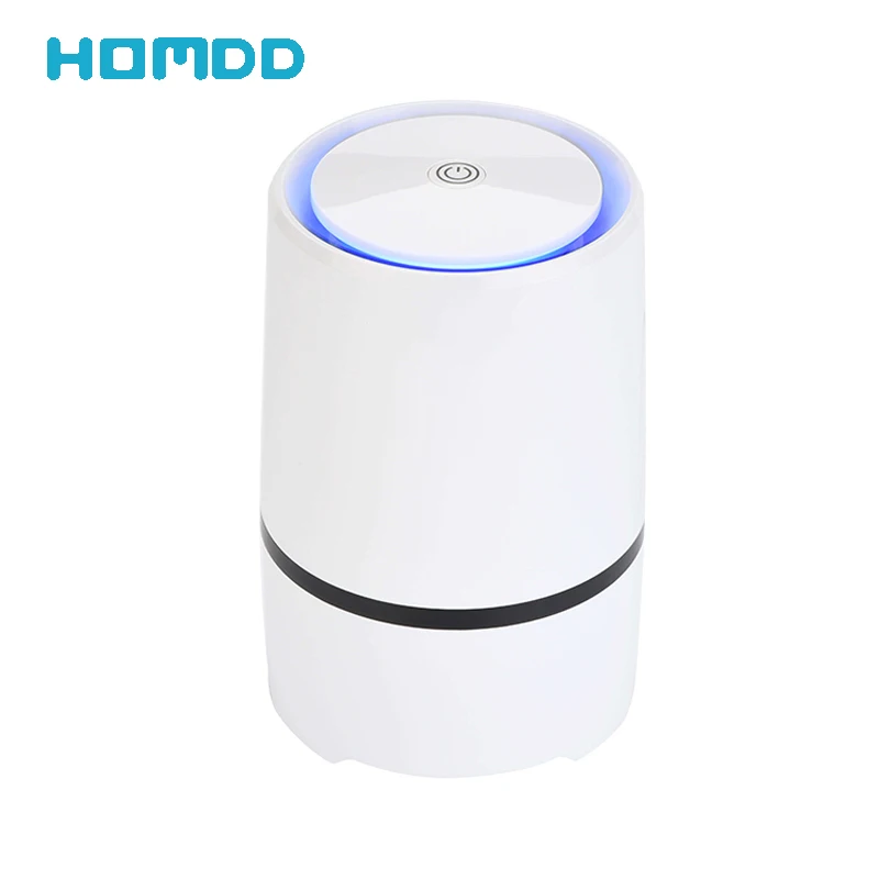 Portable Air Purifier For Home With True HEPA Filters Low Noise Portable Air Cleaner With Night Light Desktop USB Air Cleaner