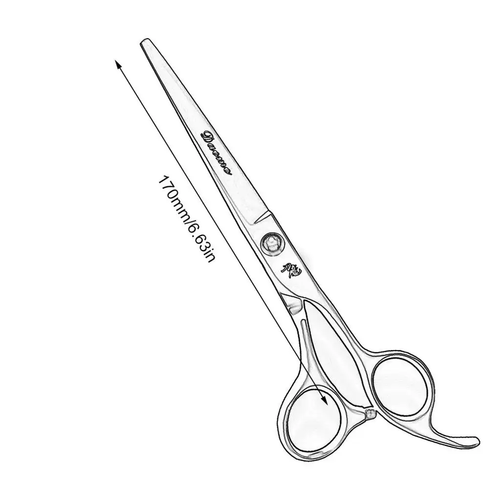 

6.0 Professional Stainless Steel Barber Hairdressing Cutting Scissors Salon Hair Shears Hair Beauty Choose Packed with Blades