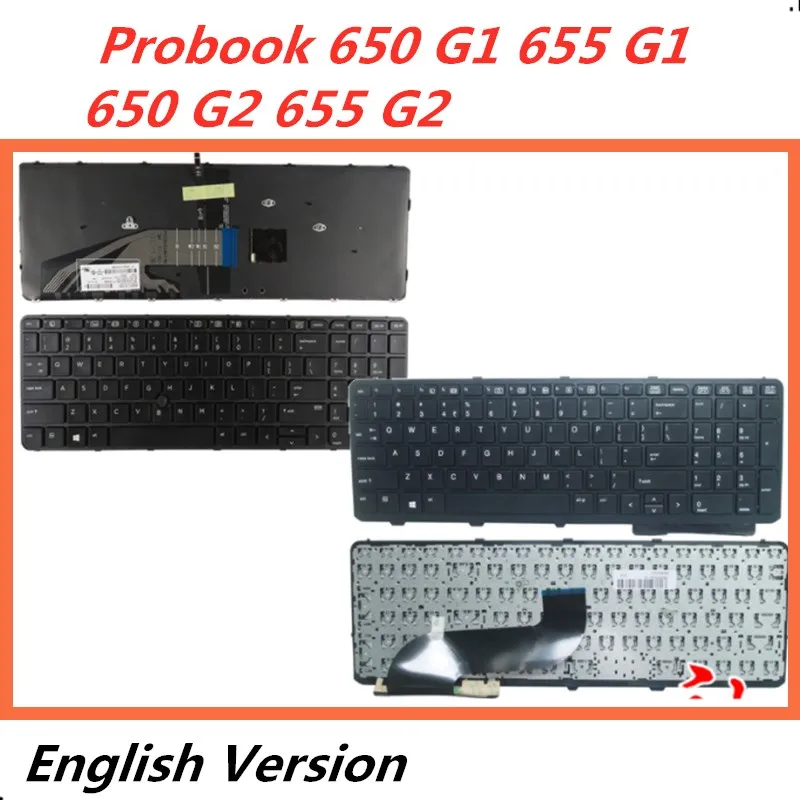 Ноутбук английская клавиатура для hp Probook 650 G1 655 G1/650 G2 655 G2 ноутбук замена раскладки клавиатуры
