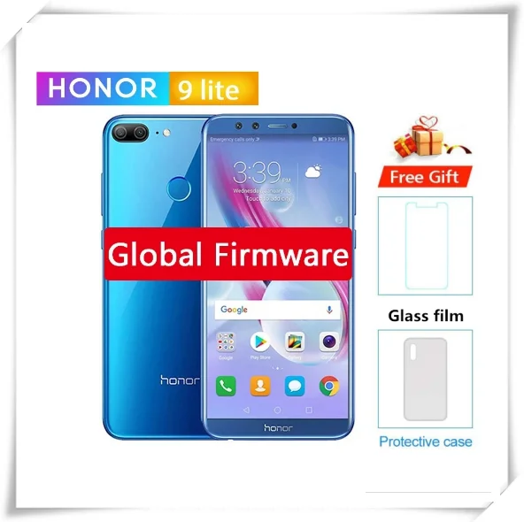 

Original huawei Honor 9 Lite 4G LTE 3GB RAM 32GB ROM Cellphone 5.65" Android 8.0 Kirin 659 Octa Core 13.0MP 3000MAH Mobile Phone