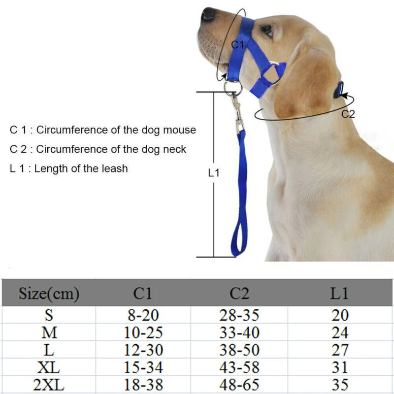

Creative Dog Halter Halti Training Head Collar Gentle Leader Harness Nylon Breakaway All Seasons Usefull Harnesses Lead hot