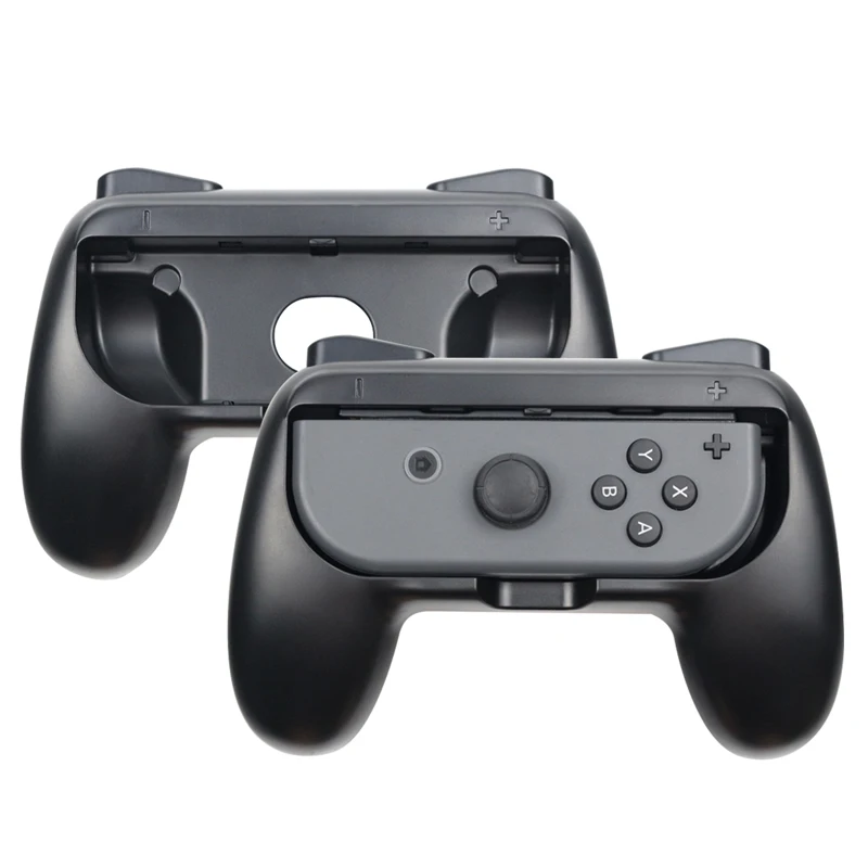 Black Рукоятки для rend переключатель геймпад левый и правый Joy-Con Joycon NS игровой контроллер ABS чехол Аксессуары - Цвет: Black