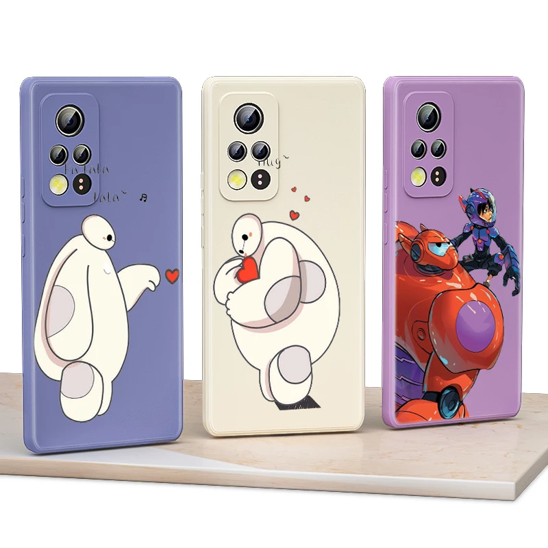 

Big Hero 6 Movie Liquid Silicone Soft Cover For Honor 50 SE 30 30S 20 20i 10i 10X 9S 9C 9X Pro Plus Lite Phone Case