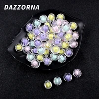 20406080100pcslot 12mm acrylic beads transparent thread round loose beads for diy jewelry necklace bracelect accesories