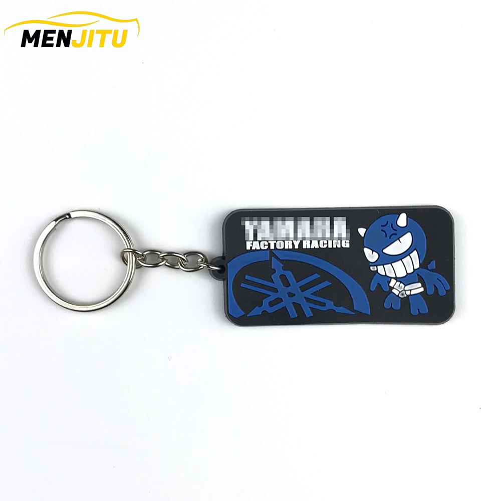 3D Motorcycle Accessories Motorcycle KeyChain Rubber Motorcycle Key Chain For DUCATI Honda Kawasaki Harley Suzuki Yamaha model